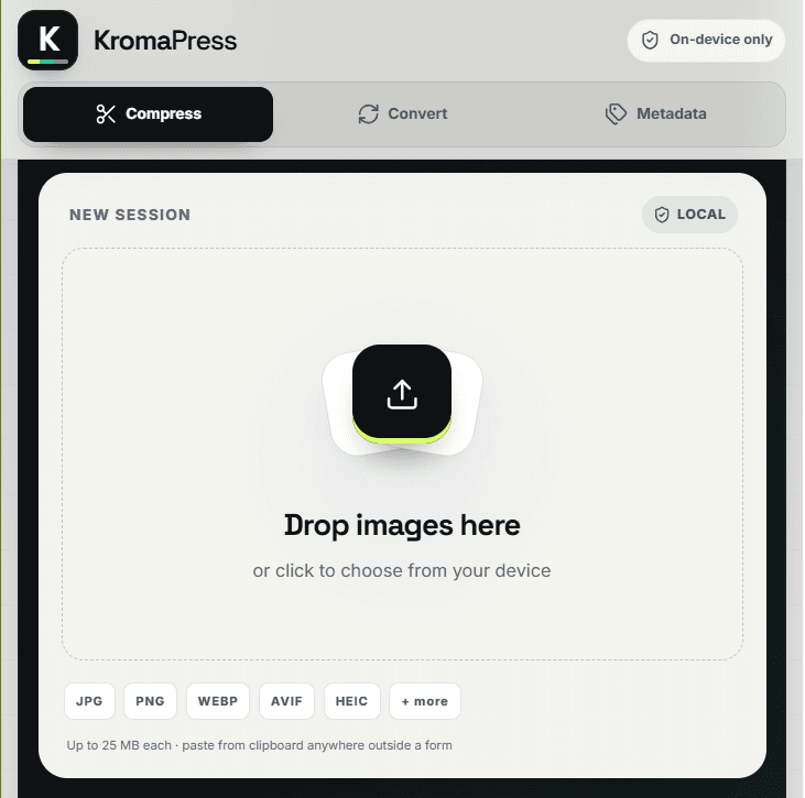 KromaPress preview